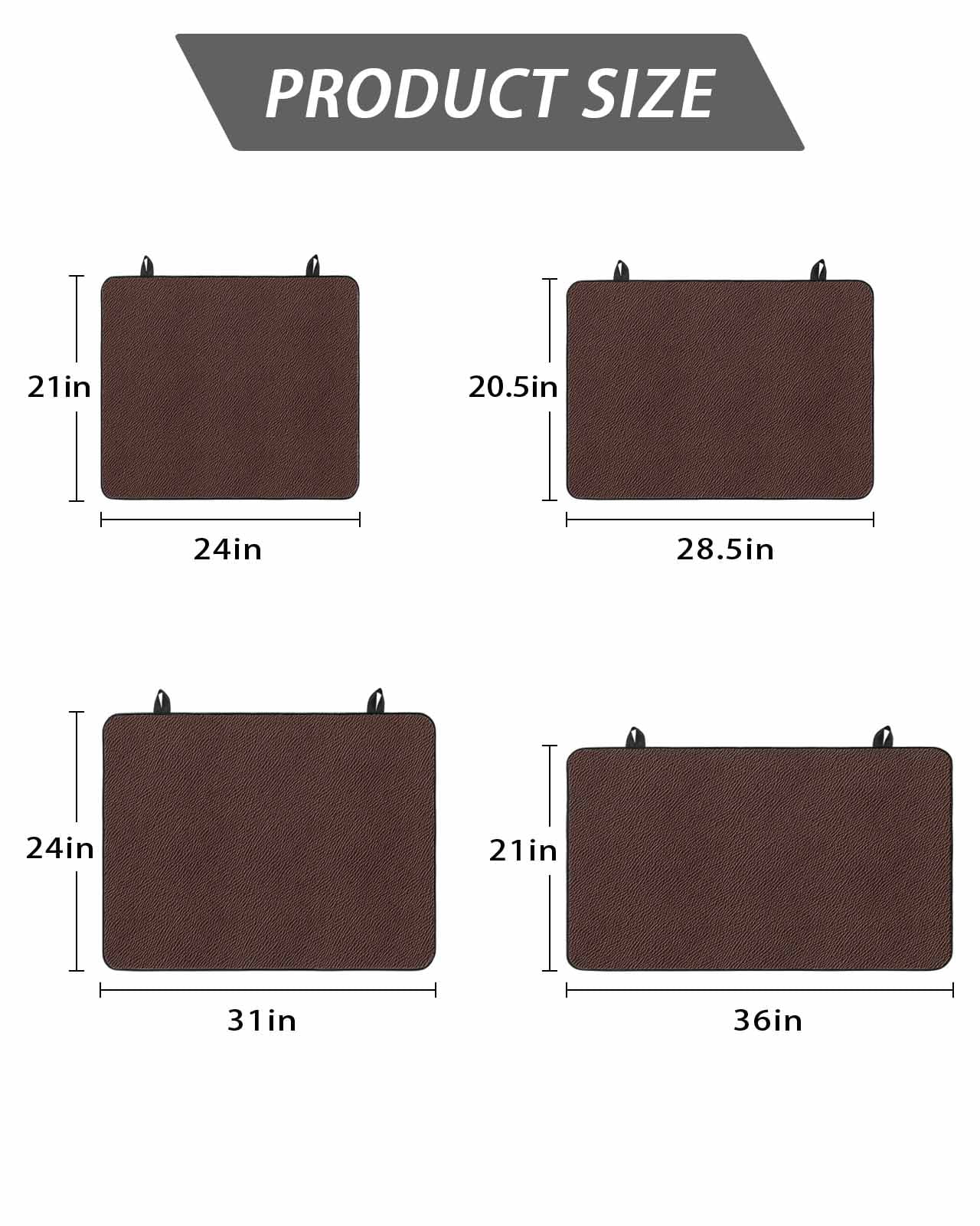 Stove Top Covers for Electric Stove, Solid Brown Glass Stovetop Cover Protector, Vintage Minimalism Abstract Denim Pattern Induction Cooktop Protector Oven Mat for Kitchen Countertop 24"x21"