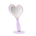 thumbnail image 2 of Impressions Vanity Amour LED Handheld Makeup Mirror with Lights and Magnetic Ball Standing Base (Lilac), 2 of 5