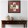 thumbnail image 2 of ArtToFrames Collage Photo Picture Frame with 4 - 4x6" Openings, Framed in Black with Cognac and Black Mats (CDM-3926-498), 2 of 8