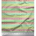 thumbnail image 2 of Soimoi Satin Silk Fabric Diagonal Line & Stripe Print Fabric by Yard 42 Inch Wide, 2 of 3