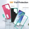 thumbnail image 2 of TECH CIRCLE for Samsung Galaxy S26+ 3-Layer PC+TPU+PC Case with KickStand Slim Heavy Duty Rugged Shock-Absorbent Tough Durable Cover,C, 2 of 8