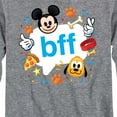 thumbnail image 3 of Disney Emoji - Mickey & Pluto BFF Design - Toddler And Youth Long Sleeve Graphic T-Shirt, 3 of 5