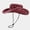 Red, variant on HNMKIU Washed Unisex Sun Hat with Brass Buckle for Outdoor Hiking Camping and Jungle Fishing Adventures Red,One Size
