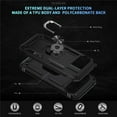 thumbnail image 5 of YEYKX for Google Pixel 10 6.3-inch Phone Case, Impact Resistant Metal Ring Magnetic Support Kickstand Drop Protector Cover for Google Pixel 10 6.3-inch,Black,For Google Pixel 10, 5 of 7
