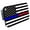 Black, variant on Au-TOMOTIVE GOLD Class III Trailer Stainless Steel Hitch Plug for USA Thin Blue Red Line Flag (Black)