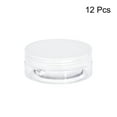 thumbnail image 3 of Uxcell 2oz/ 50ml Round Plastic Jars with Transparent Screw Top Lid for Storage 12Pack, 3 of 5