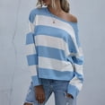 thumbnail image 4 of RKSTN Sweaters for Women Pull à Manches Longues Tricoté à Coutures Décontractées Automne Sweaters, 4 of 9