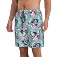thumbnail image 2 of Naloa Bubble Cat Cute Men's Beach Shorts, Surfing shorts, Swim trunks, Quick Dry Swim Trunks for Surfing Beach Fun - Medium, 2 of 9