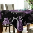thumbnail image 5 of Yayeee Tablecloths 60" x 90" Rectangle Wrinkle Resistant Party Table Cover, Black Roses, 5 of 8
