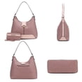thumbnail image 5 of MKF Collection Graciela Women's Hobo Bag & Wallet, Vegan Leather Shoulder Bag 2pcs Set Handbag by Mia K. - Olive Mustard, 5 of 8