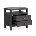 thumbnail image 4 of Magnussen Home Merrifield Raisin Black Drawer Nightstand, 4 of 13