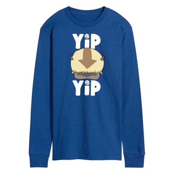 Avatar - The Last Airbender - Cute Appa Yip Yip Men's Long Sleeve Graphic T-Shirt