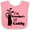 Pink and White, variant on Inktastic I'm Grandpa's Lil' Caddy Golf for Kids Boys or Girls Baby Bib
