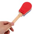 thumbnail image 3 of WEUVEB Instruments de Percussion pour Enfants Castagnettes avec Long Manche Bois Multi 1Pcs, 3 of 8