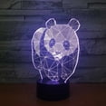 thumbnail image 5 of 7 Color Change 3D Changing Cute Panda Night Light  LED Desk Lamp Touch Switch Room Decor Gift, 5 of 6