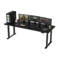 thumbnail image 1 of Escritorio Extra Carga De Altura Ajustable 210x80 Gamer Negro 25mm Grosor Muy Resistente 4 Motores Doble Soporte Capacidad De Hasta 250 Kg, 1 of 7