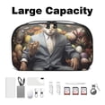 thumbnail image 3 of Easter USB Cable Organizer Charger Pouch Hard Drive Cases Oxford Cloth Digital Storage Bag 5.9x9.44x3.14 in Waterproof Electronics Accessories Case, 3 of 6