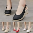thumbnail image 4 of Women‘s Closed Toe Socialite Slingback Espadrille Wedge Sandal, 4 of 9