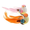 thumbnail image 1 of 2pcs Artificial Birds Feather Foam Simulation Bird Garden Home Decor Kid Toy with Clip, 1 of 9
