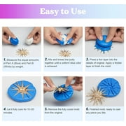 LET'S RESIN Silicone Putty,1LB/40A Silicone Mold Making Kit, Non-Toxic,Strong&Flexible, Easy 1:1 Mixing Ratio for Reusable Silicone Molds, Resin Molds, Soap