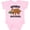 AD-Pink, variant on My Spirit Animal is a Sloth with Sloth Illustration Boys or Girls Baby Bodysuit