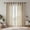 Linen, variant on XUEYU Sheer Curtains 72 Inch Long, Window Curtain Panels, Rod Pocket Voile Sheer Panel Drapes, Light Filtering for Bedroom, Living Room, Yard, 2 Panels, 52" W x 72" L, Gray