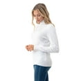 thumbnail image 3 of Cielo LightWeight Knit Turtleneck LongSleeve Sweater ivory Xlarge, 3 of 4