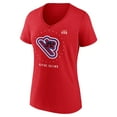 thumbnail image 2 of Women's Fanatics Red Team USA Alpine Skiing V-Neck T-Shirt, 2 of 3