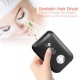 thumbnail image 5 of Lash Fan, Upgrade USB Mini Portable Fan Handheld Eyelash Dryer Fan Portable Rechargeable Electric Bladeless Air Conditioning Blower for Eyelash Extension, 5 of 7