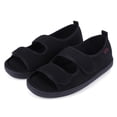 thumbnail image 1 of Sandalias diabéticas zapatos de caminata cómodos transpirables para personas mayores (43-44) Negro, 1 of 9