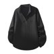 thumbnail image 1 of pstuiky camisas de manga larga para hombre, Blusa/camiseta informal y moderna de color liso con cuello alto y manga larga para hombre Tops de hombre m, 1 of 5