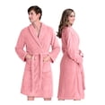 thumbnail image 1 of Bata de Baño Suave, Absorbente y de Secado Rápido, Unisex Real Textil (Rosa, Unitalla), 1 of 6