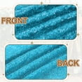 thumbnail image 6 of Lake Blue Sequin Fabric, by The Yard, 1 Yard Length 4.3ft Wide Sequin Velvet Fabric Shiny Sparkly Cloth for DIY Sewing, Dress, Backdrop, Tablecloth, Table Runner, 6 of 7