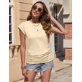 thumbnail image 4 of Tops Zeagoo, camiseta de verano con manga corta para mujer, holgada, paquete de 3, 4 of 6