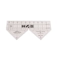 thumbnail image 4 of Sailing Rejillas de regla antideslizantes de acrílico transparente para coser - Regla de doble tira de 45/60/90 grados, 4 of 9