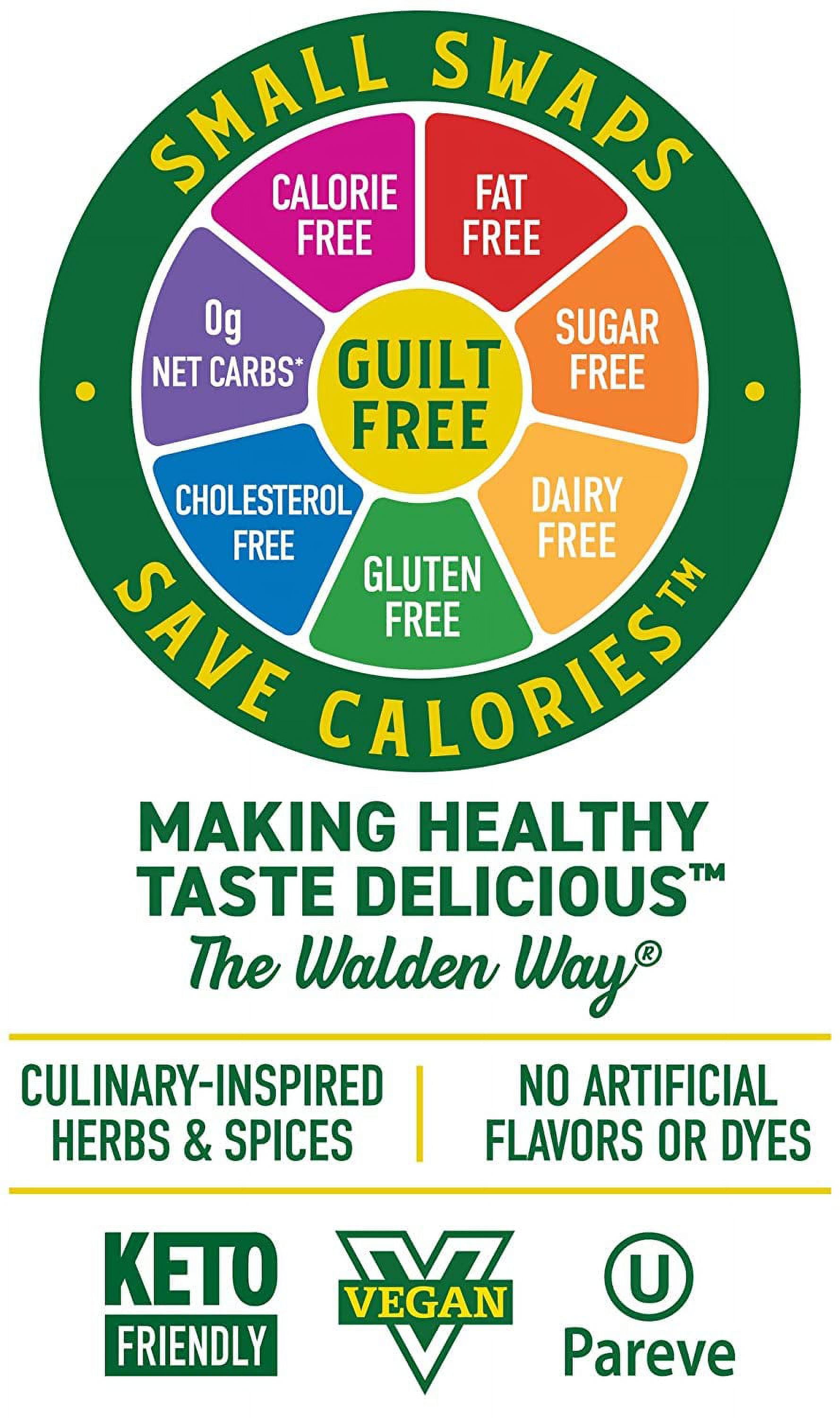 (6 pack) Walden Farms Sesame Ginger Dressing, 12 oz. Bottle, Fresh and Delicious Salad Topping, Sugar Free 0g Net Carbs Condiment, Sweet and Tangy