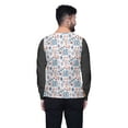 thumbnail image 3 of Atasi Printed Nehru Jacket Mens Bandhgala Ethnic Jacket Party Wear Wedding Clothing-XX-Large, 3 of 3