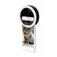 thumbnail image 1 of Elink EK814 Rechargeable Clip-On Selfie 30 LED Ring Light, Black, 1 of 4