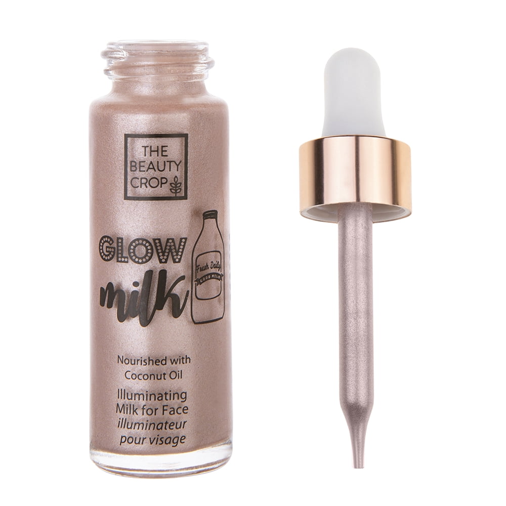 The Beauty Crop Glow Milk Liquid Highlighter Dropper, Peachin