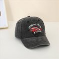 thumbnail image 2 of Gibobby Kids Boys Girls Baseball Cap Toddler Car Pattern Hat Adjustable Washed Vintage Sun Hat 12-18 Months 1-4T(One Size,Black), 2 of 5