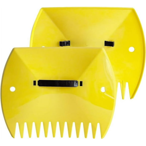 Manual leaf rake, cleaning and collecting rake for gardening and yard cleaning of leaves, grass clippings and litter.