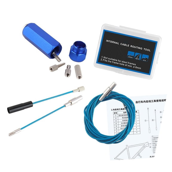 Internal Routing Guide Tool for Bicycles Frame Hydraulic Wire Install