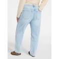 thumbnail image 3 of Terra & Sky Women's Plus Signature High Rise Straight Leg Jeans with Control Panel, Sizes 16W-28W, 3 of 5