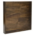 thumbnail image 5 of KINWELL Square Black Walnut Wood Serving Tray Ottoman Tray with Handles 12" x 12" x 1.6", 5 of 5
