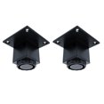 thumbnail image 1 of Unique Bargains Pieds de Meubles 2 Pieds en Alliage d'Aluminium Remplacement de Hauteur de Canapé Pieds Réglables 2 Pcs, 1 of 7