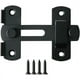 thumbnail image 4 of Schiebetürriegel Türschloss Toggle Latch Buckle Lock Bolt mit Schrauben für Tür, Fenster, Schrank und Garten, Edelstahl mattschwarzes Finish, 4 of 5