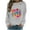 Grey, variant on fartey Women's Warm Valentine's Day Sweatshirts Tee Warm Cozy Love Heart Printed Shirts Pullover Casual Long Sleeves Crewneck Fleece Tees Clothes