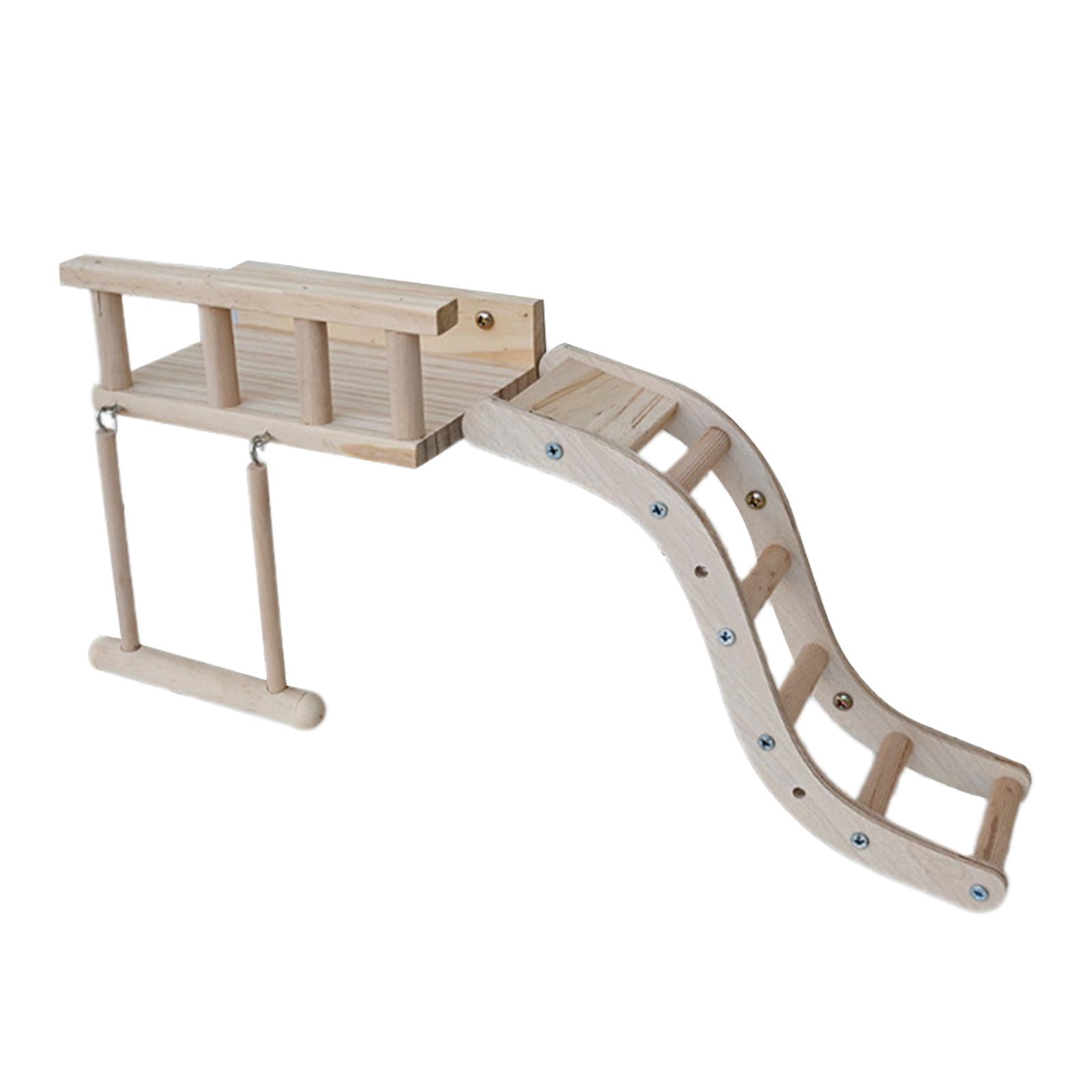 Bvdfgk Bird Perch Platform Multi-use Easy Installation Cage Accessories Toy for Hamster