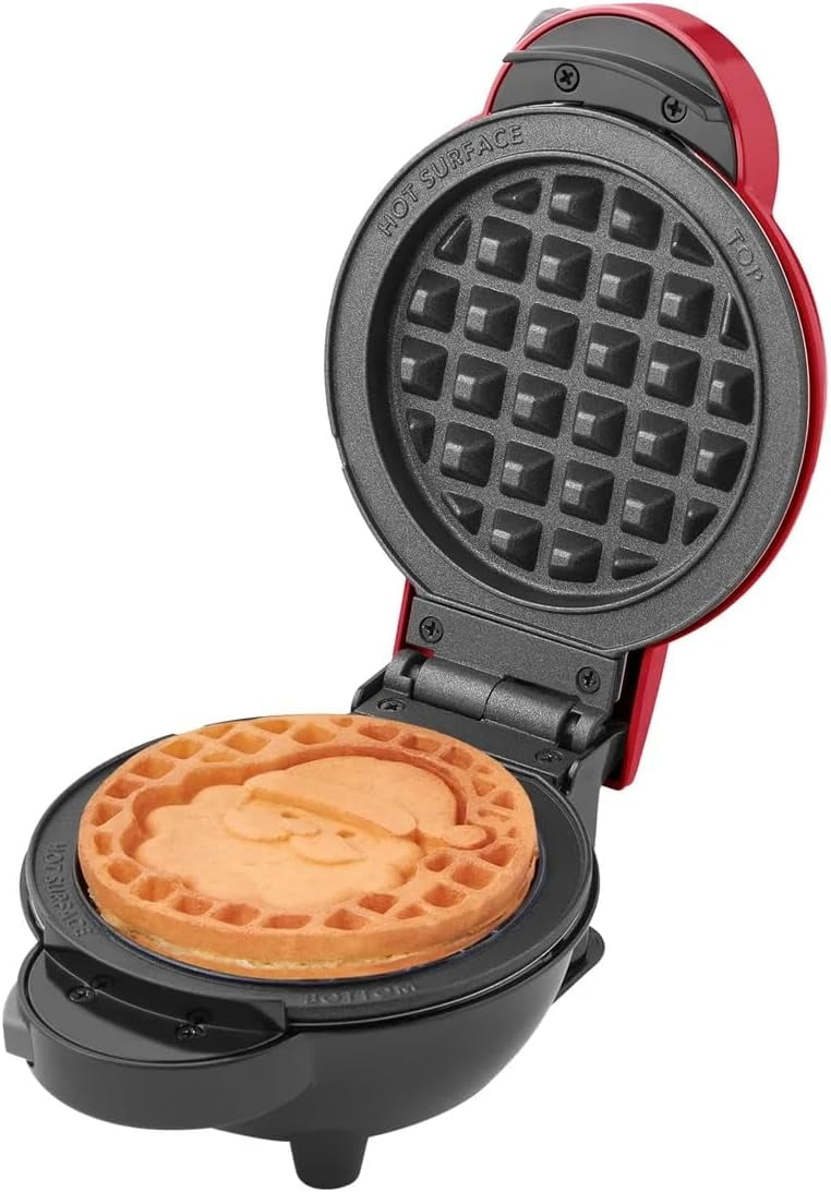 Dash MultiMaker Mini Waffle System with 7 Removable Plates and Storage Case
