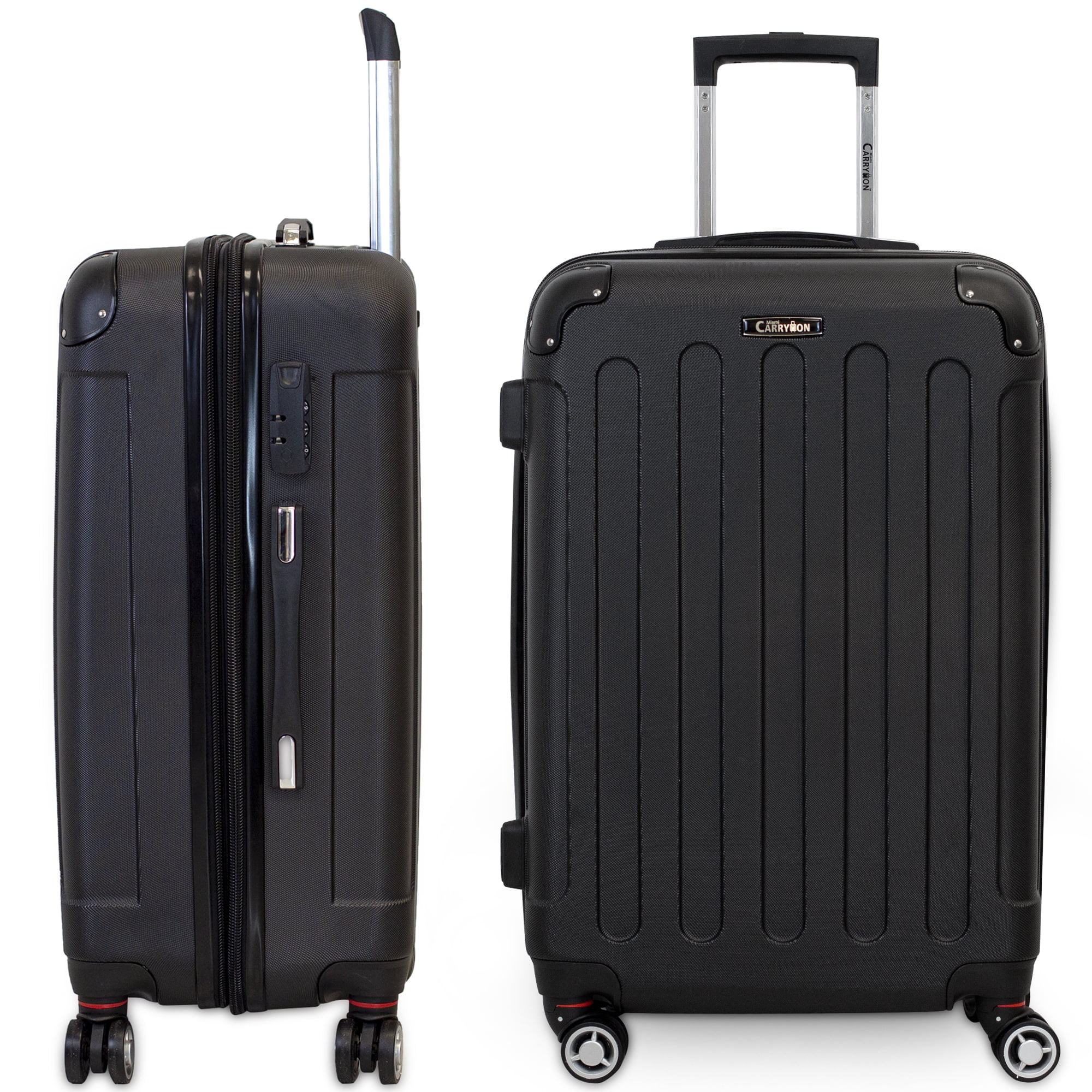 Miami Carry On Range Bariloche Luggage, Medium Size, Black - 0